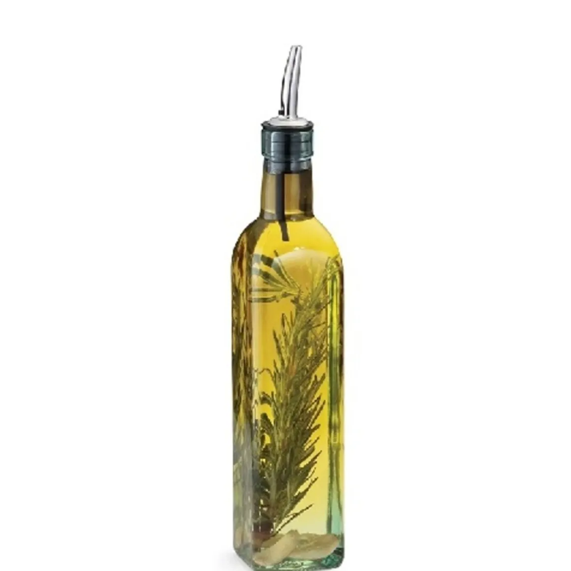 huilier_en_verre_de__oz_a_0.webp Fashion Huilier en verre de 16 oz avec bec verseur en acier inoxydable Prima Accessoires Et Distributeurs Pour Condiments