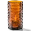 Discount Lampe cylindrique Typhoon - Ambre foncé Accessoires Et Décor De Table