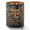 Outlet Lampe de 4" x 3.2" pour chandelles HD12, HD17 et HD26 - Noir et or Accessoires Et Décor De Table