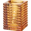 Best Lampe nervurée pour chandelle - Ambre Accessoires Et Décor De Table