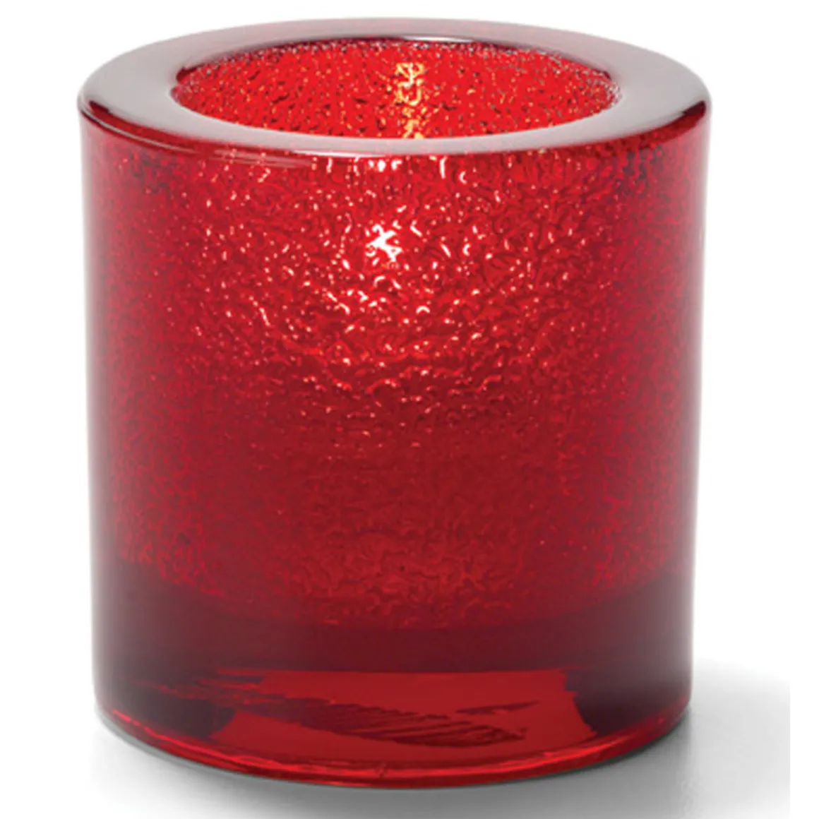 lampion_en_verre_pais__ro_0.webp Hot Lampion en verre épais - Rouge ruby Accessoires Et Décor De Table