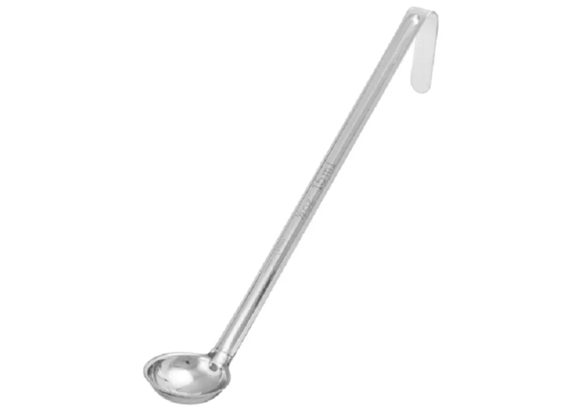 louche_de__oz_avec_manche_0-1.webp Fashion Louche de 0.5 oz avec manche de 6" en acier inoxydable - 12 par boite Ustensiles Et Outils De Cuisine