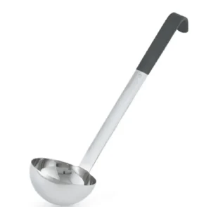 Hot Louche de 4 oz monopièce en acier inoxydable avec manche Kool-Touch noir Jacob's Pride Ustensiles Et Outils De Cuisine