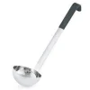 Outlet Louche de 6 oz monopièce en acier inoxydable avec manche Kool-Touch noir Jacob's Pride Ustensiles Et Outils De Cuisine