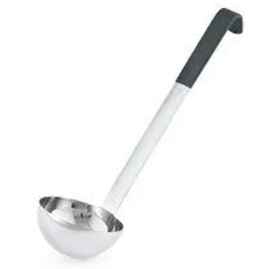 Outlet Louche de 6 oz monopièce en acier inoxydable avec manche Kool-Touch noir Jacob's Pride Ustensiles Et Outils De Cuisine