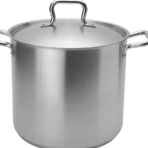New Marmite de 16L en acier inoxydable avec couvercle Element Batterie De Cuisine