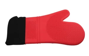 New Mitaine de four longue de 38 cm en silicone rouge Linge De Cuisine Et Vêtements