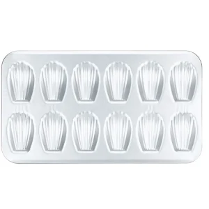 Fashion Moule à madeleine à 12 encavures de 3" en acier étamée Cuisson Et Pâtisserie