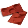 Discount Moule en silicone flexible disco biscotti - 3 x 140 ml Cuisson Et Pâtisserie