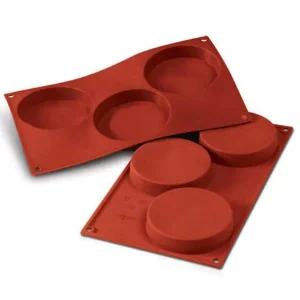 Discount Moule en silicone flexible disco biscotti - 3 x 140 ml Cuisson Et Pâtisserie