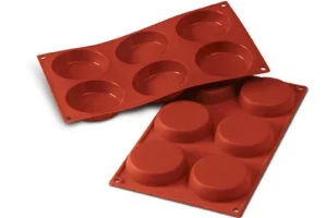 Sale Moule en silicone flexible pour flan - 6 x 72 ml Cuisson Et Pâtisserie