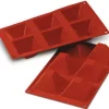 Fashion Moule en silicone flexible pyramides - 6 x 90 ml Cuisson Et Pâtisserie