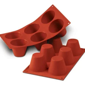 Sale Moule en silicone flexible pour gros muffin - 6 x 165 ml Cuisson Et Pâtisserie