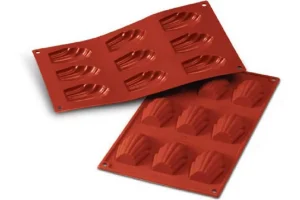Outlet Moule en silicone flexible pour madeleine - 9 x 30 ml Cuisson Et Pâtisserie
