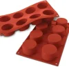 Online Moule en silicone flexible cylindre - 8 x 90 ml Cuisson Et Pâtisserie
