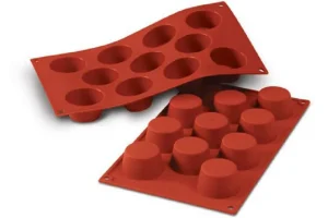Hot Moule en silicone flexible pour petit muffin - 11 x 50 ml Cuisson Et Pâtisserie