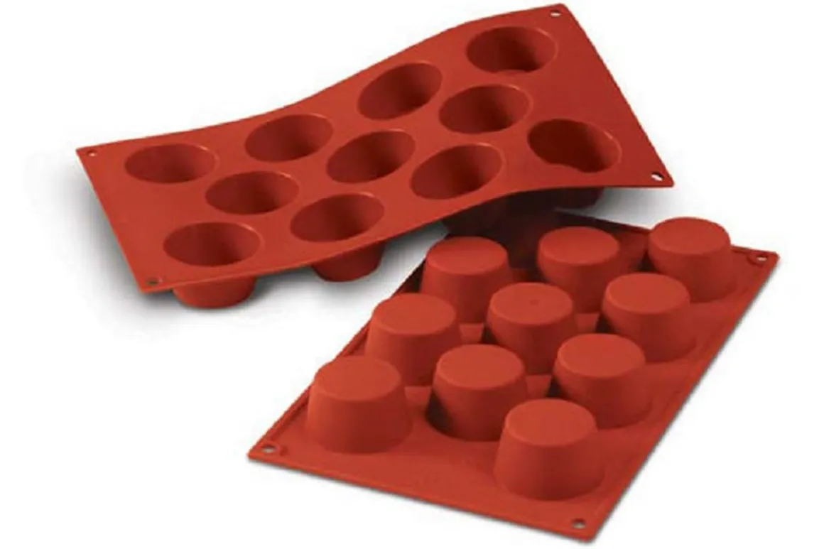 moule_en_silicone_flexibl_0-29.webp Hot Moule en silicone flexible pour petit muffin - 11 x 50 ml Cuisson Et Pâtisserie