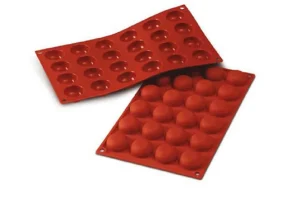 Best Moule en silicone flexible pomponette - 24 x 18 ml Cuisson Et Pâtisserie