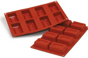 Hot Moule en silicone flexible grand lingotto - 8 x 72 ml Cuisson Et Pâtisserie