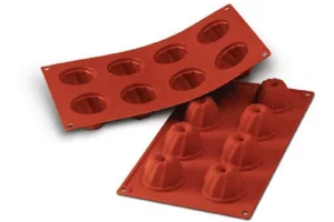 Outlet Moule en silicone flexible petit Gugelhopf - 8 x 50 ml Cuisson Et Pâtisserie