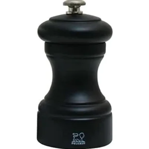 New Moulin à sel de 4" Bistro - Matte Black Accessoires Et Distributeurs Pour Condiments