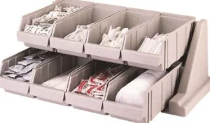 Clearance Organisateur à condiments à 8 compartiments Versa - Gris Rangement & Transport De Vaisselle Et Ustensiles