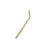 Best Paille réutilisable de 8" en acier inoxydable - Or - 12 par paquet Verrerie