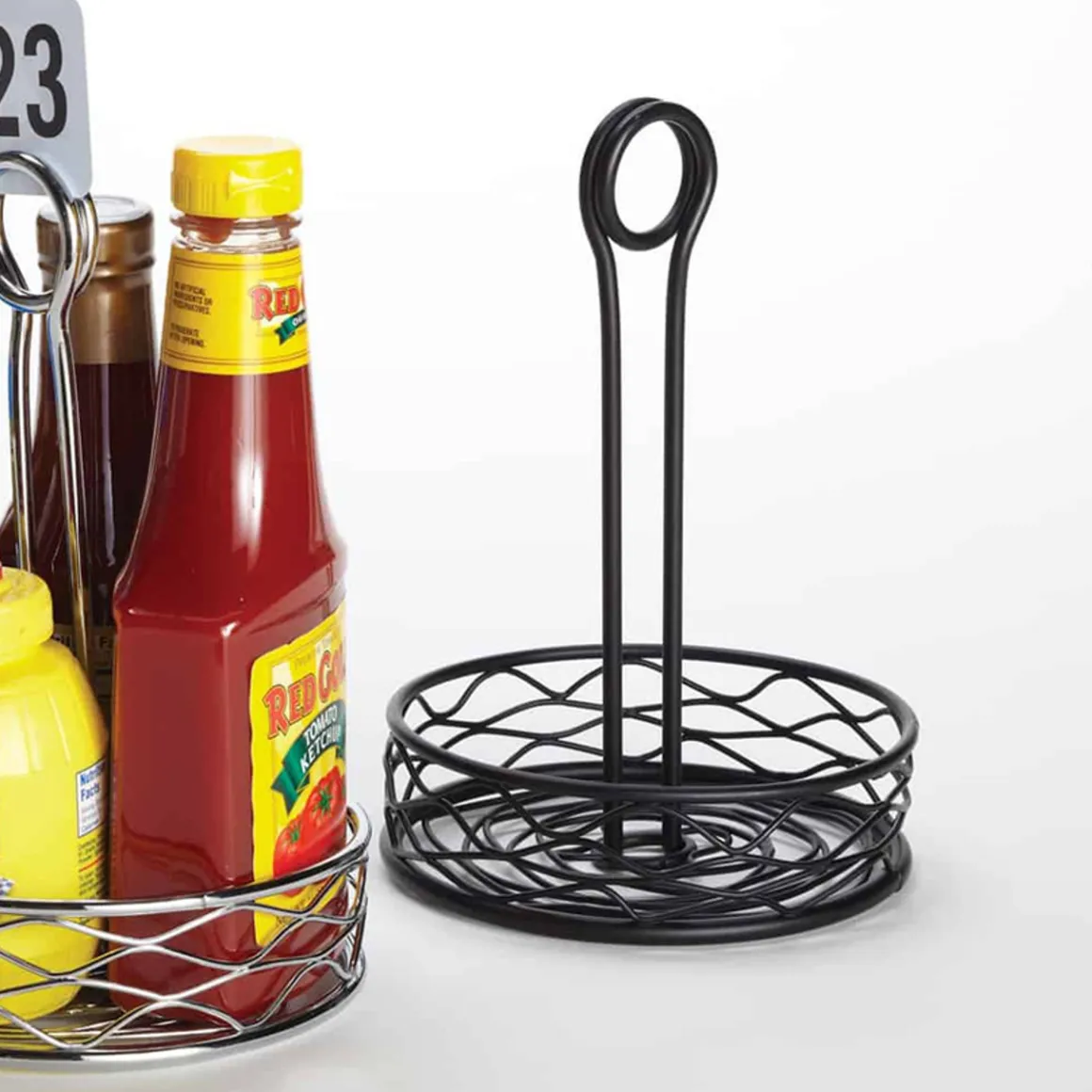 panier__condiments_rond_d_0.webp Best Panier à condiments rond de 6" x 9 1/8" - Noir Vaisselle De Service