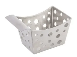 Hot Panier à frite perforée de 5.5" x 3.25" x 3" en acier inoxydable Vaisselle De Service