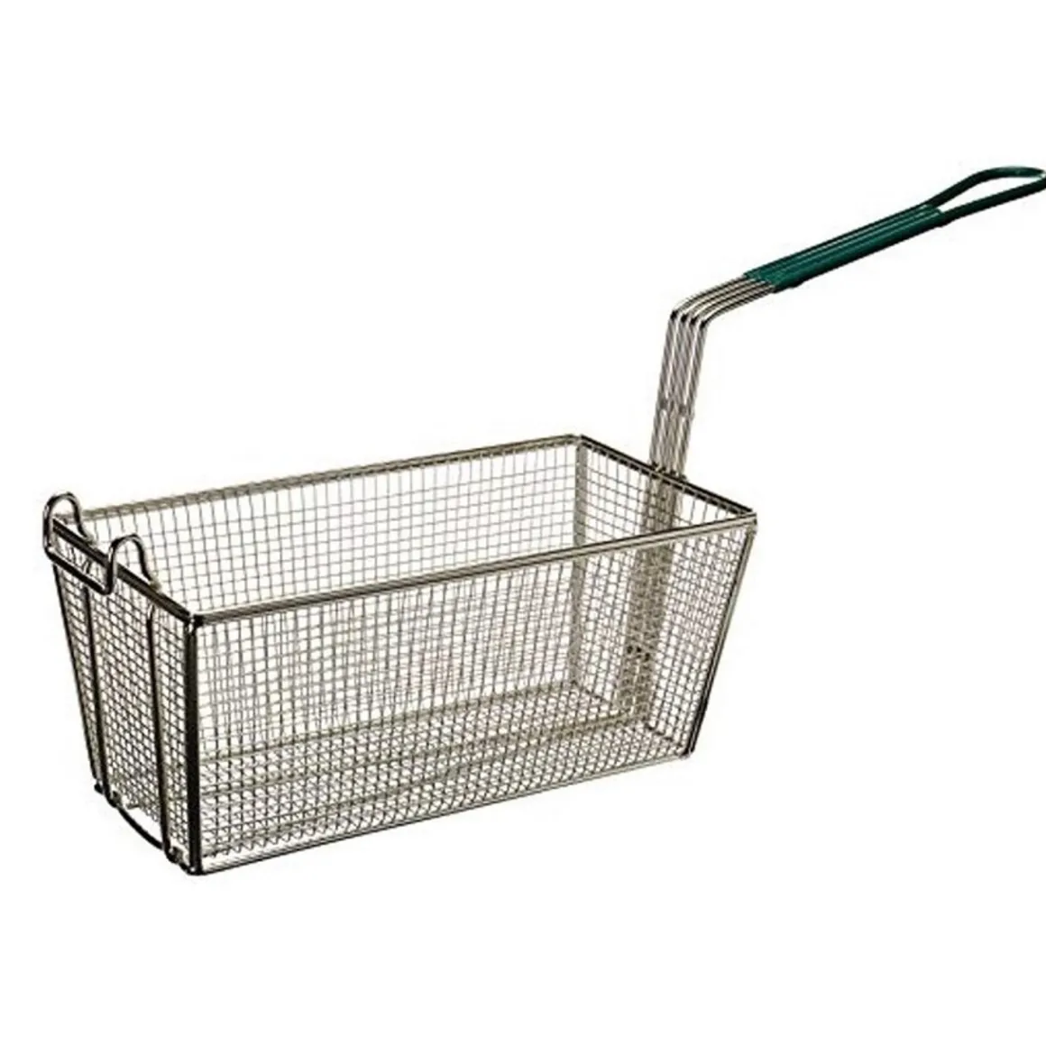 panier__friteuse_rectangu_0.webp Clearance Panier à friteuse rectangulaire avec poignée en PVC verte Équipements De Cuisson