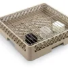 Clearance Panier à lave-vaisselle ouvert à petits trous avec grille de retenu Lave-vaisselles Commerciaux Et Accessoires