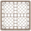 Fashion Panier à lave-vaisselle ouvert 1/1 à grands trous Traex - Beige Lave-vaisselles Commerciaux Et Accessoires