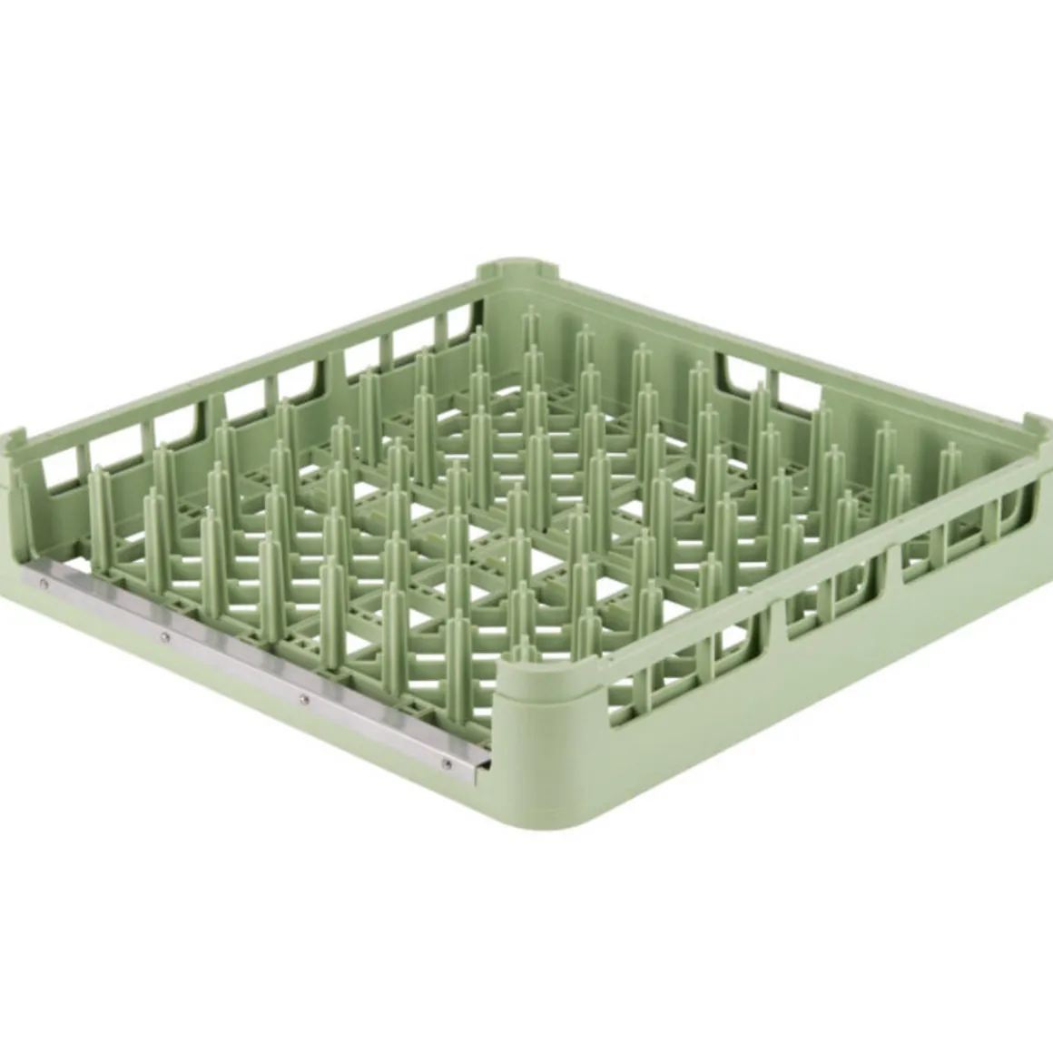 panier__lavevaisselle_ouv_0.webp Discount Panier à lave-vaisselle ouvert pour cabaret et plaque Signature - Vert pâle Lave-vaisselles Commerciaux Et Accessoires