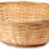 Clearance Panier à pain rond en bambou de 6" x 2" Vaisselle De Service