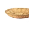 Fashion Panier en bambou naturel de 12" avec rebord de 1.5" Vaisselle De Service