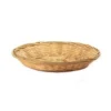 Outlet Panier en bambou naturel de 10" avec rebord de 1.5" Vaisselle De Service