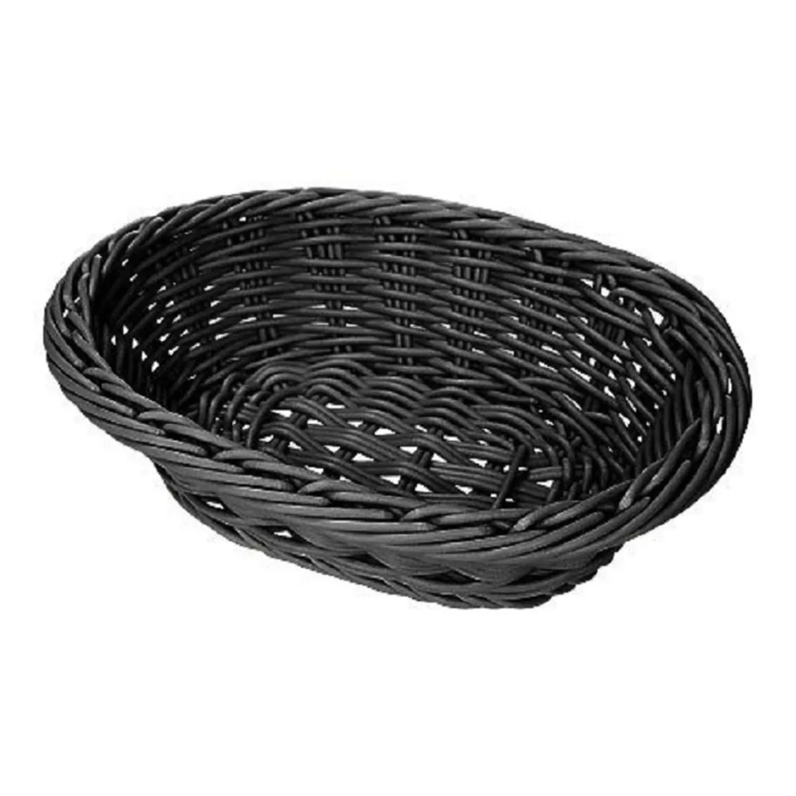panier_ovale_de__x__en_po_0.webp Online Panier ovale de 9" x 6.75" en polypropylène - Noir Vaisselle De Service