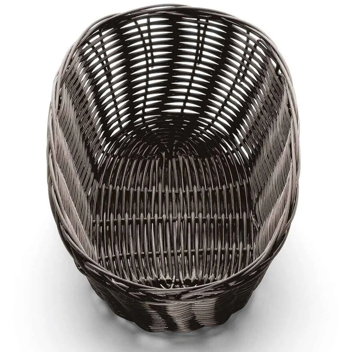 panier_ovale_de__x__x__en_0.webp Discount Panier ovale de 10" x 6.5" x 3" en plastique - Brun - 12 par boite Vaisselle De Service