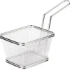 Clearance Panier pour service de friture de 4" x 3.25" en acier inoxydable Vaisselle De Service