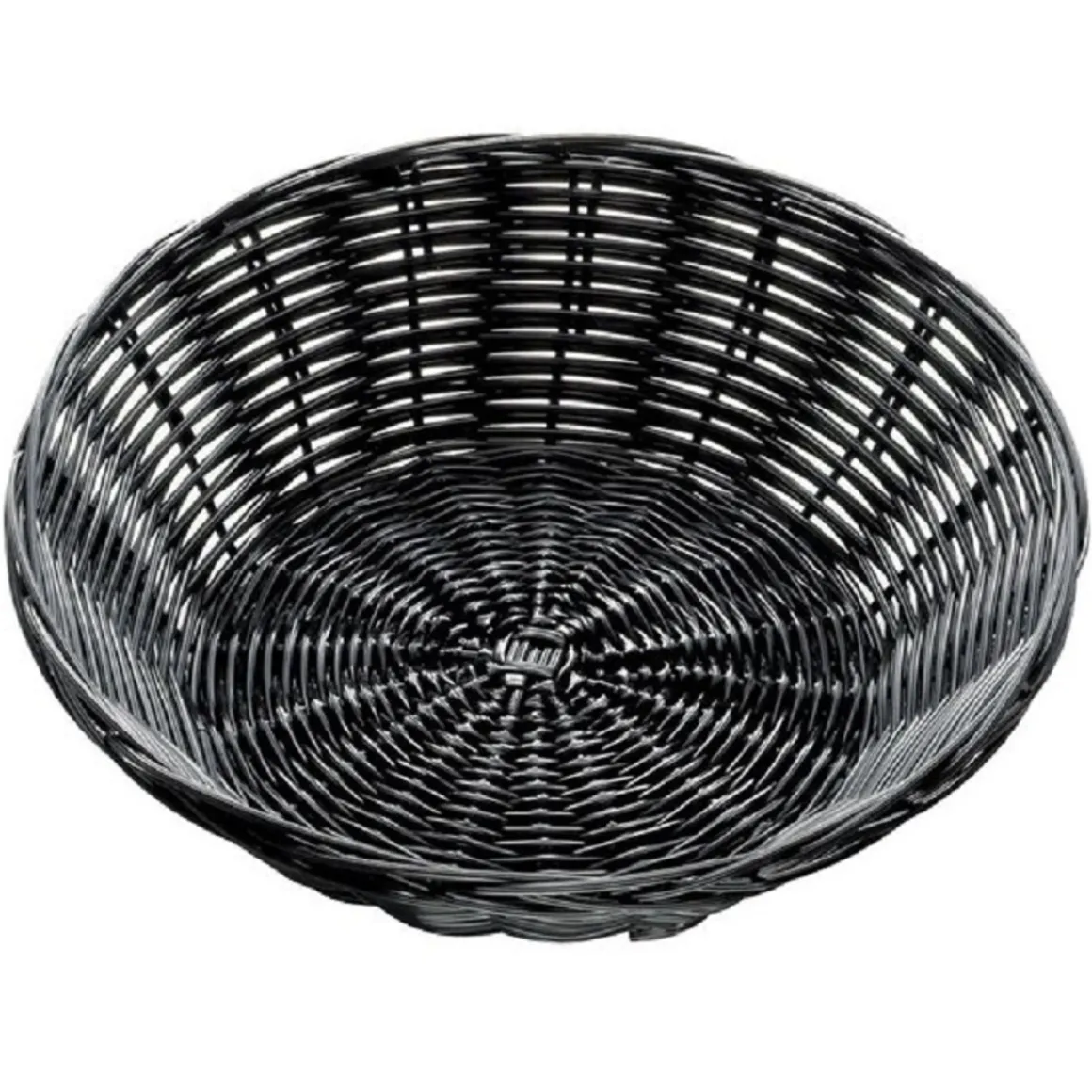 panier_rond_de__x___noir__0.webp Hot Panier rond de 8.5" x 2.25" - Noir - 12 par boite Vaisselle De Service