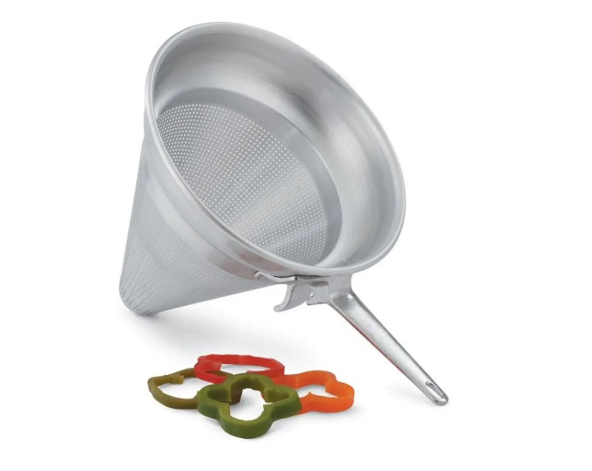 passoire__chinois__maille_0-1.webp Fashion Passoire / chinois à mailles fines de 5.5 quart et diamètre de 10.75" en aluminium Ustensiles Et Outils De Cuisine