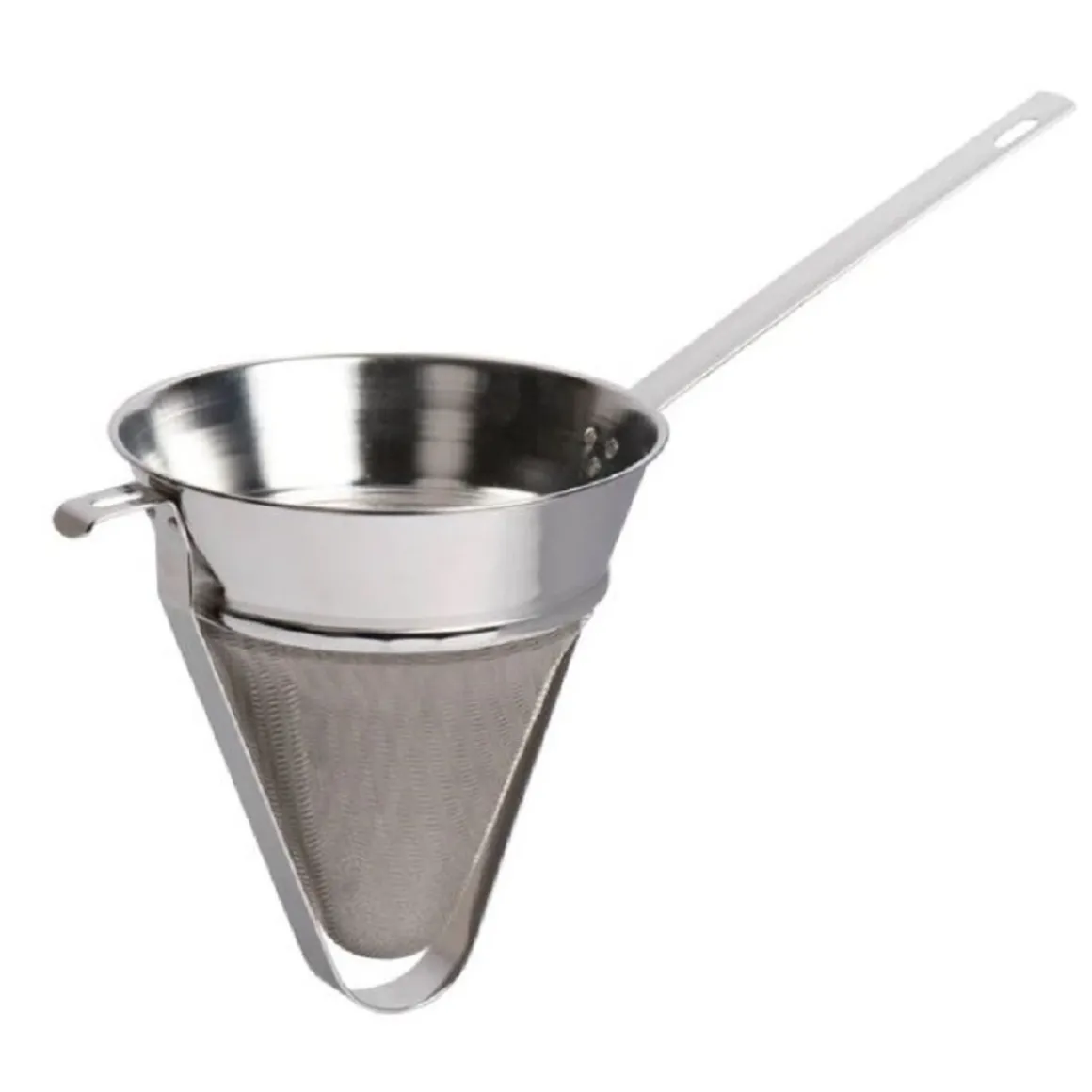 passoire__chinois__maille_0-2.webp Discount Passoire / chinois à mailles extra fines de 8" en acier inoxydable Ustensiles Et Outils De Cuisine