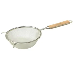 Hot Passoire à mailles fines simple de 8" avec manche en bois Ustensiles Et Outils De Cuisine