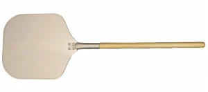 Clearance Pelle à pizza en aluminium de 12" x 14" avec manche en bois de 21.5" Outils Pour La Pizza Et La Cuisson De Pizza