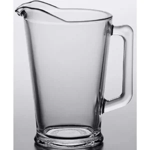 Clearance Pichet à bière de 60 oz en verre avec bec verseur - 6 par boite Service Des Breuvages