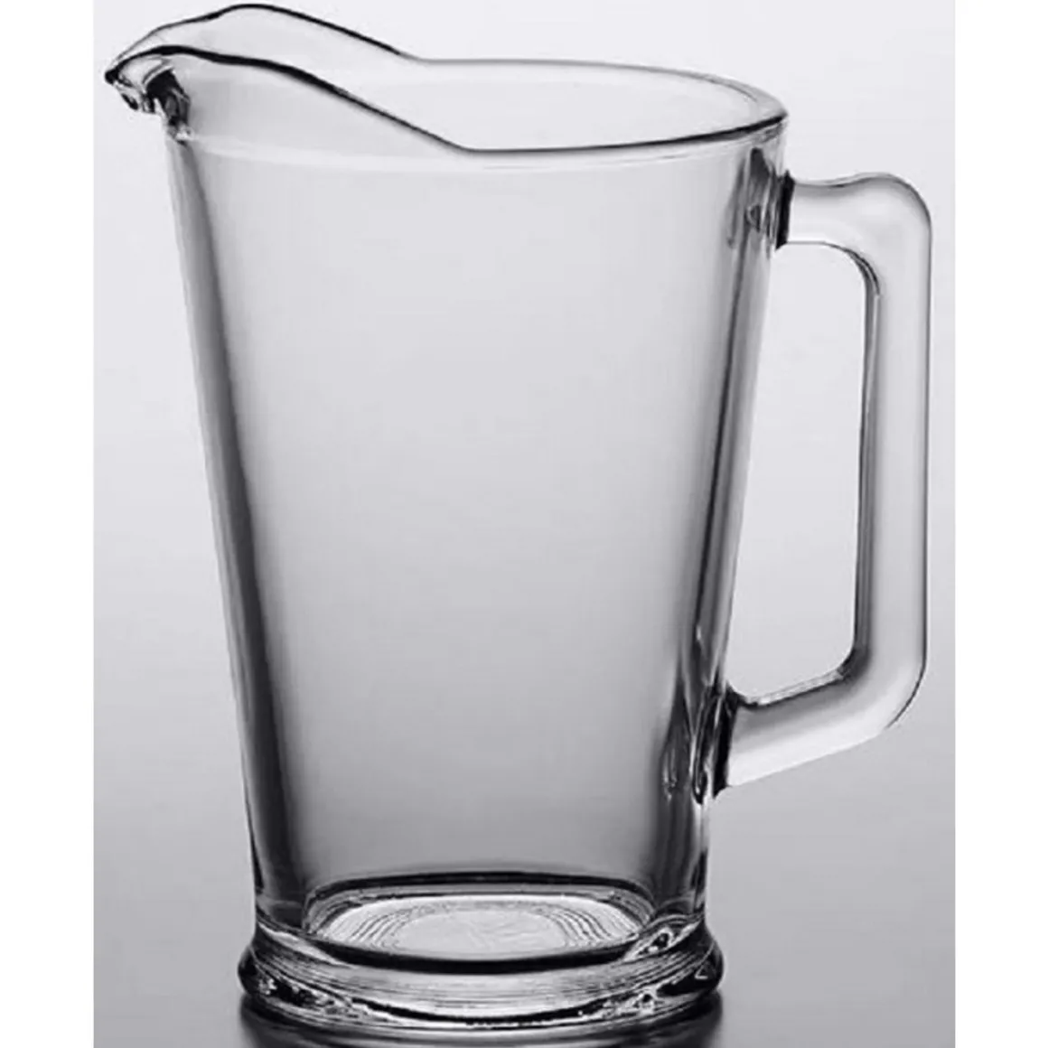 pichet__bire_de__oz_en_ve_0.webp Clearance Pichet à bière de 60 oz en verre avec bec verseur - 6 par boite Service Des Breuvages