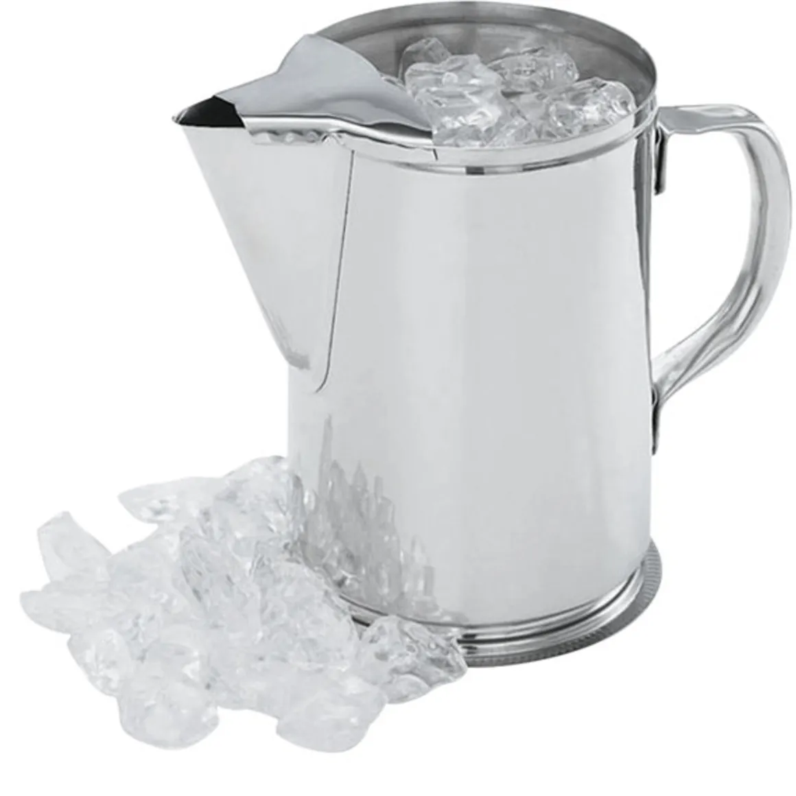 pichet__eau_de__oz__qt_en_0.webp Discount Pichet à eau de 64 oz (2 qt.) en acier inoxydable Service Des Breuvages