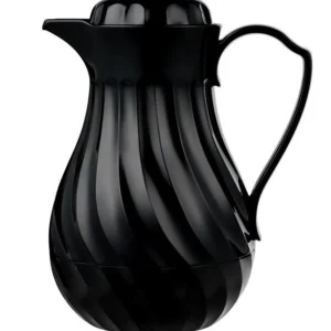 Clearance Pichet de 42 oz avec bec verseur SwirlServe - Noir Service Des Breuvages