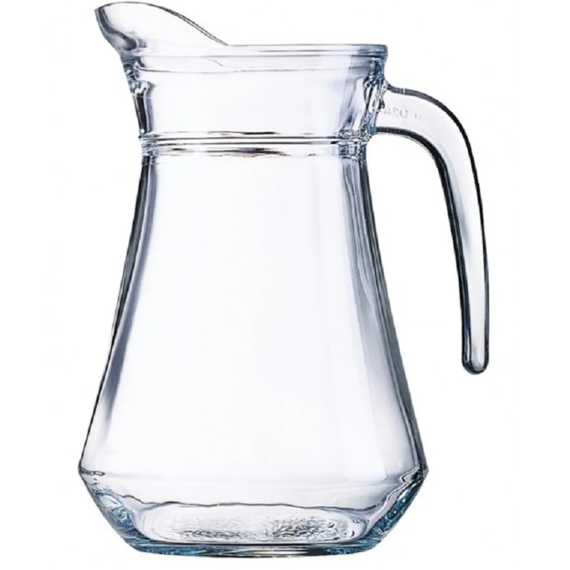 pichet_de__oz_en_verre_av_0.webp Outlet Pichet de 34 oz en verre avec bec verseur - 6 par boite Service Des Breuvages