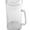Fashion Pichet de 64 oz transparent avec couvercle Camwear Service Des Breuvages